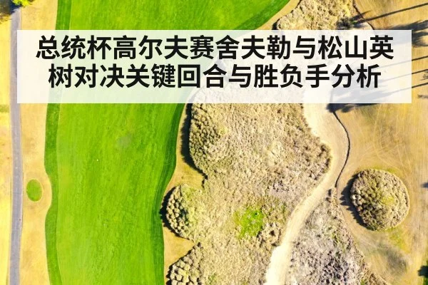 golf course fairway aerial view